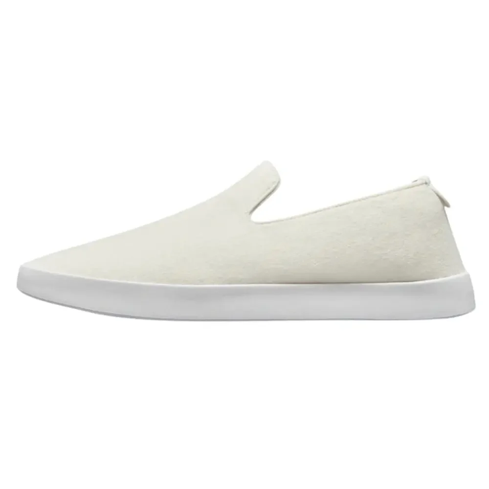AllBirds Mens Wool Lounger Casual Sneakers Size 8 EU 40.5 White Slip On NIB